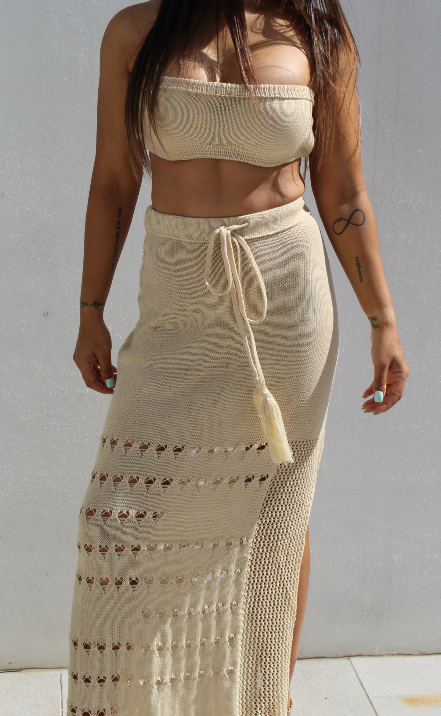 Stella Long Set - Beige