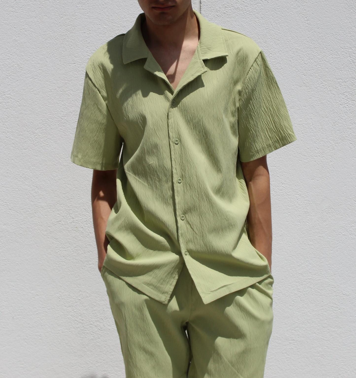 Poolside Breeze Shirt - Green - 7ASIDE