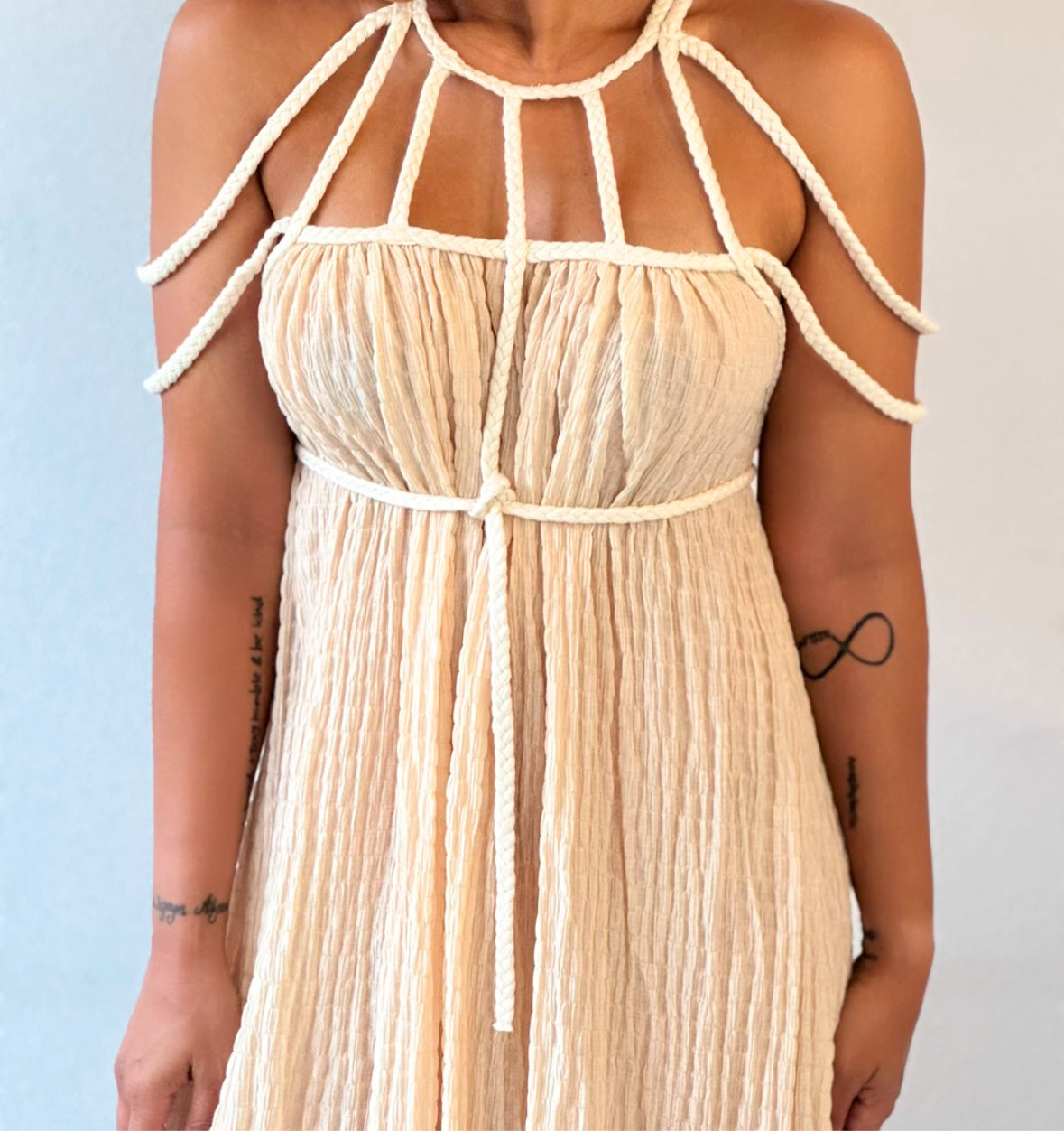 Jessica Maxi Dress - Pearl