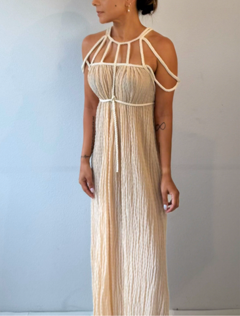 Jessica Maxi Dress - Pearl