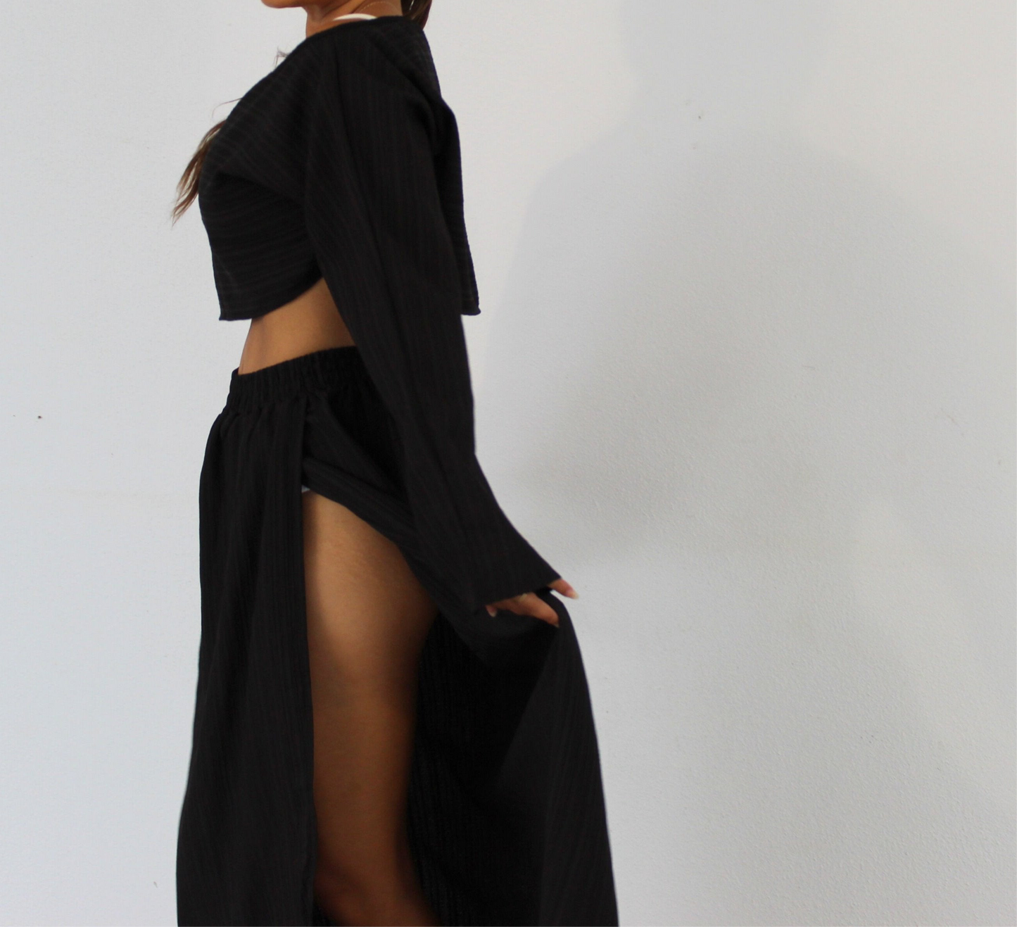 Beach House Bohemian Top - Black