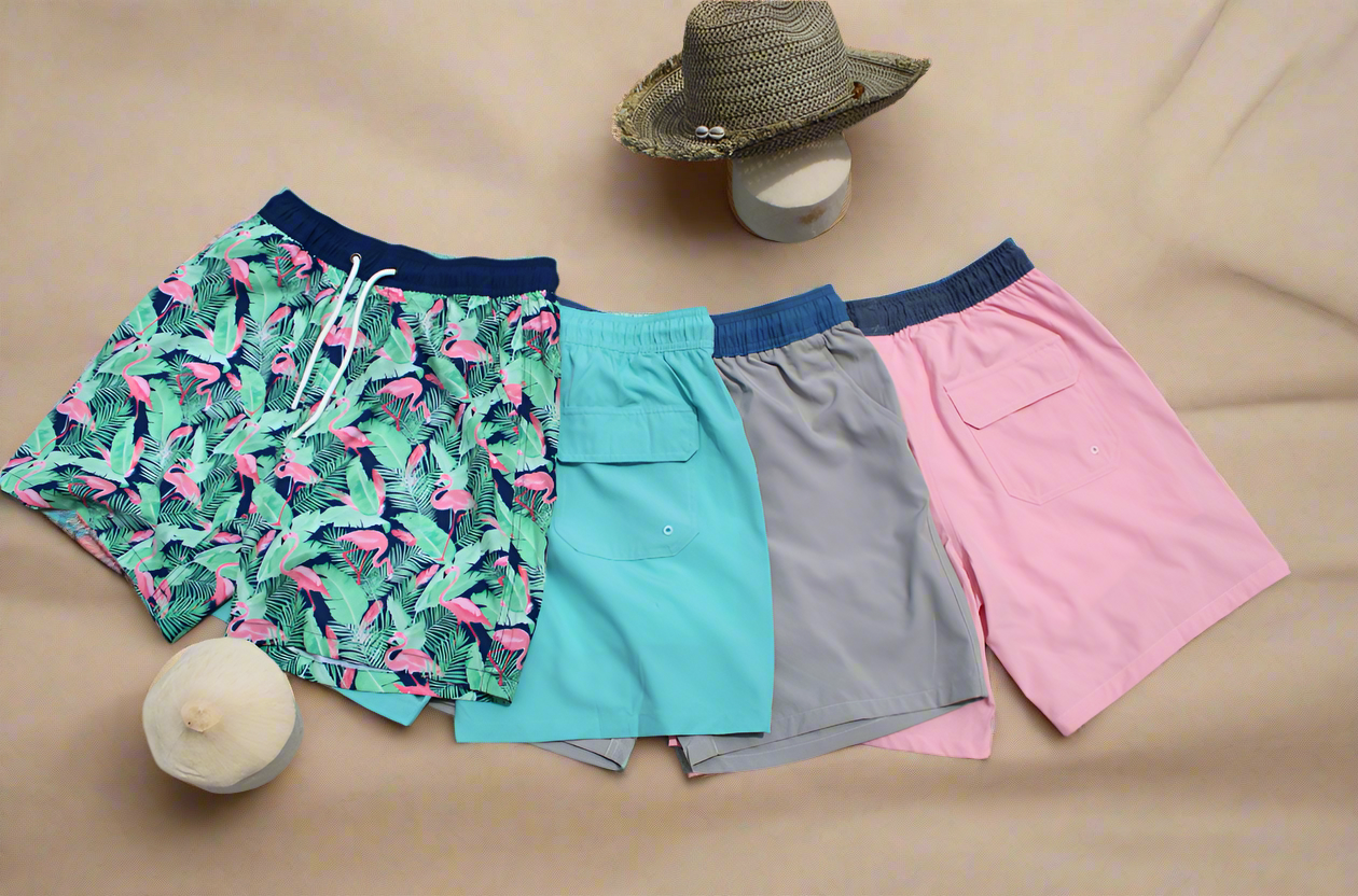 Jeff Board Shorts - Flamingo - 7ASIDE