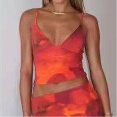 Lea Top - Red - 7ASIDE