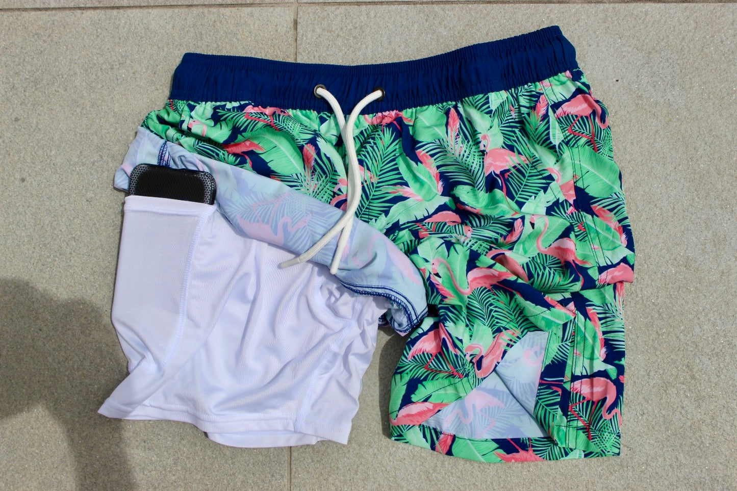 Jeff Board Shorts - Flamingo - 7ASIDE