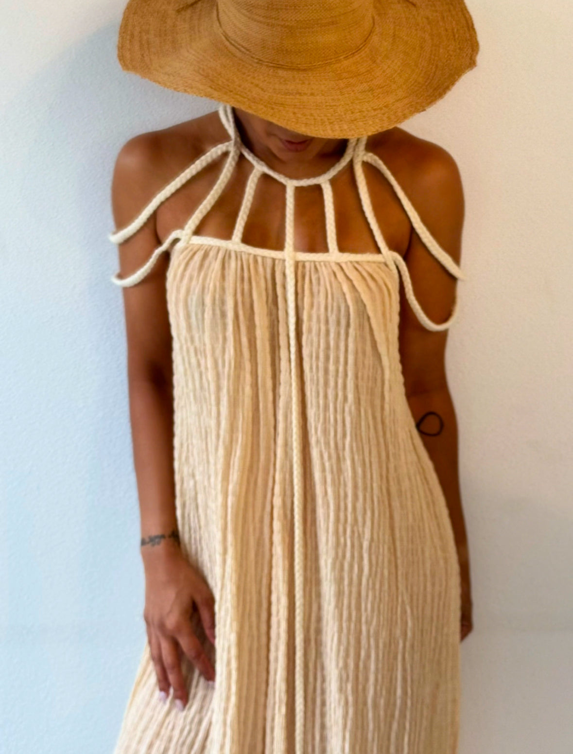 Jessica Maxi Dress - Pearl