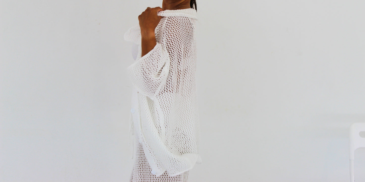 Beach House Coastal Pants - White - 7ASIDE