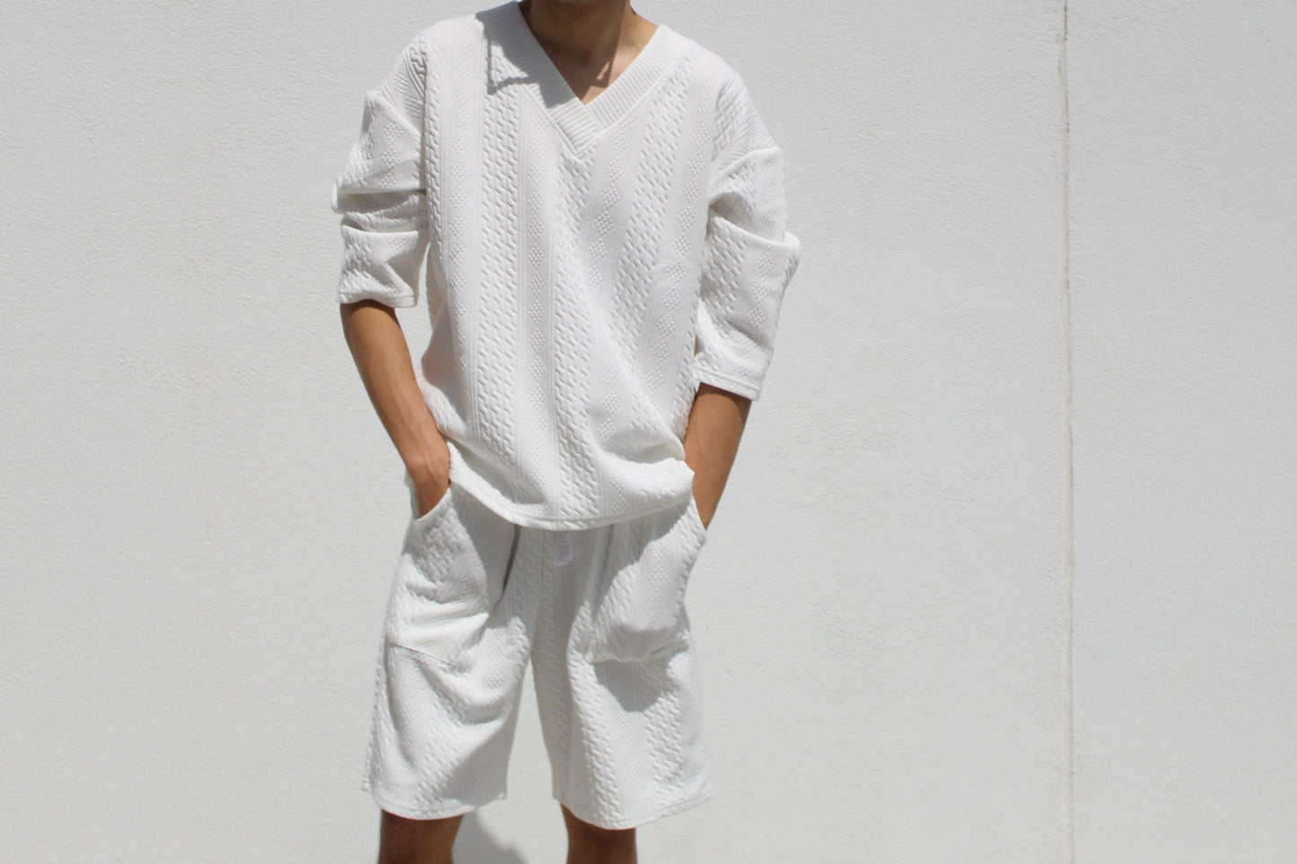 Poolside Cabana Shorts - White - 7ASIDE