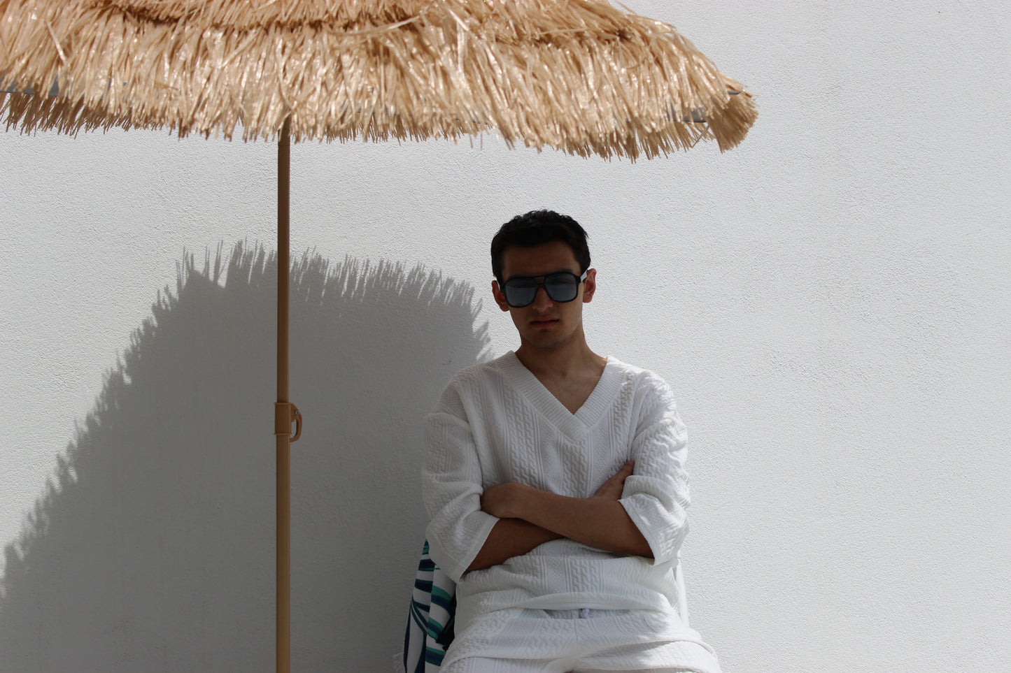 Poolside Cabana Shorts - White