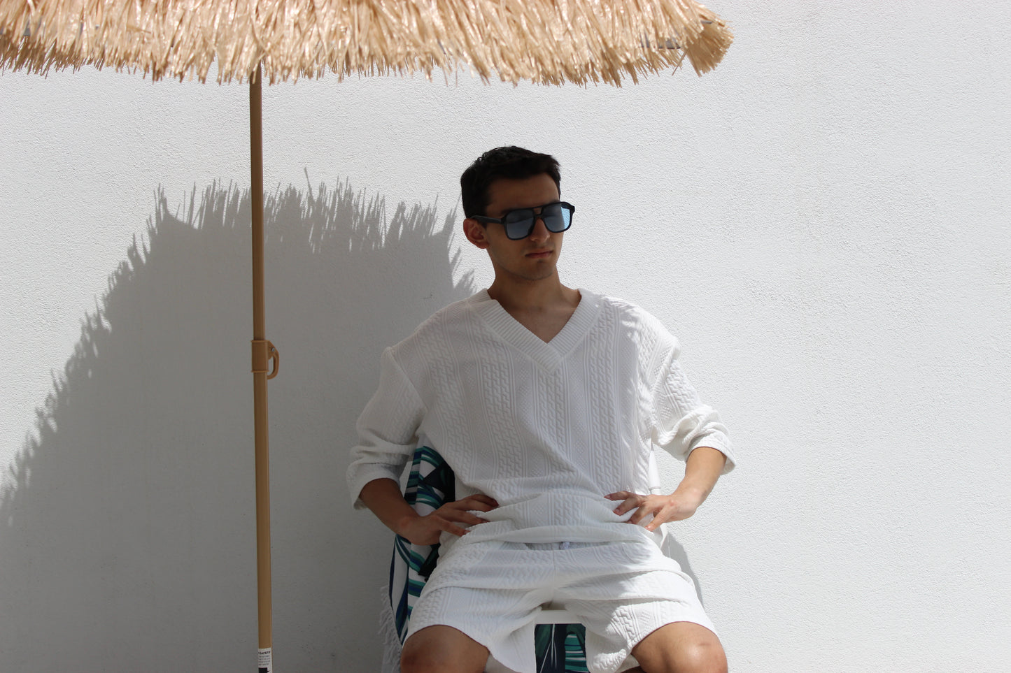Poolside Cabana Top - White