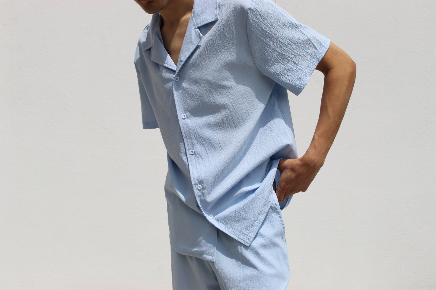 Poolside Breeze Shorts - Baby Blue