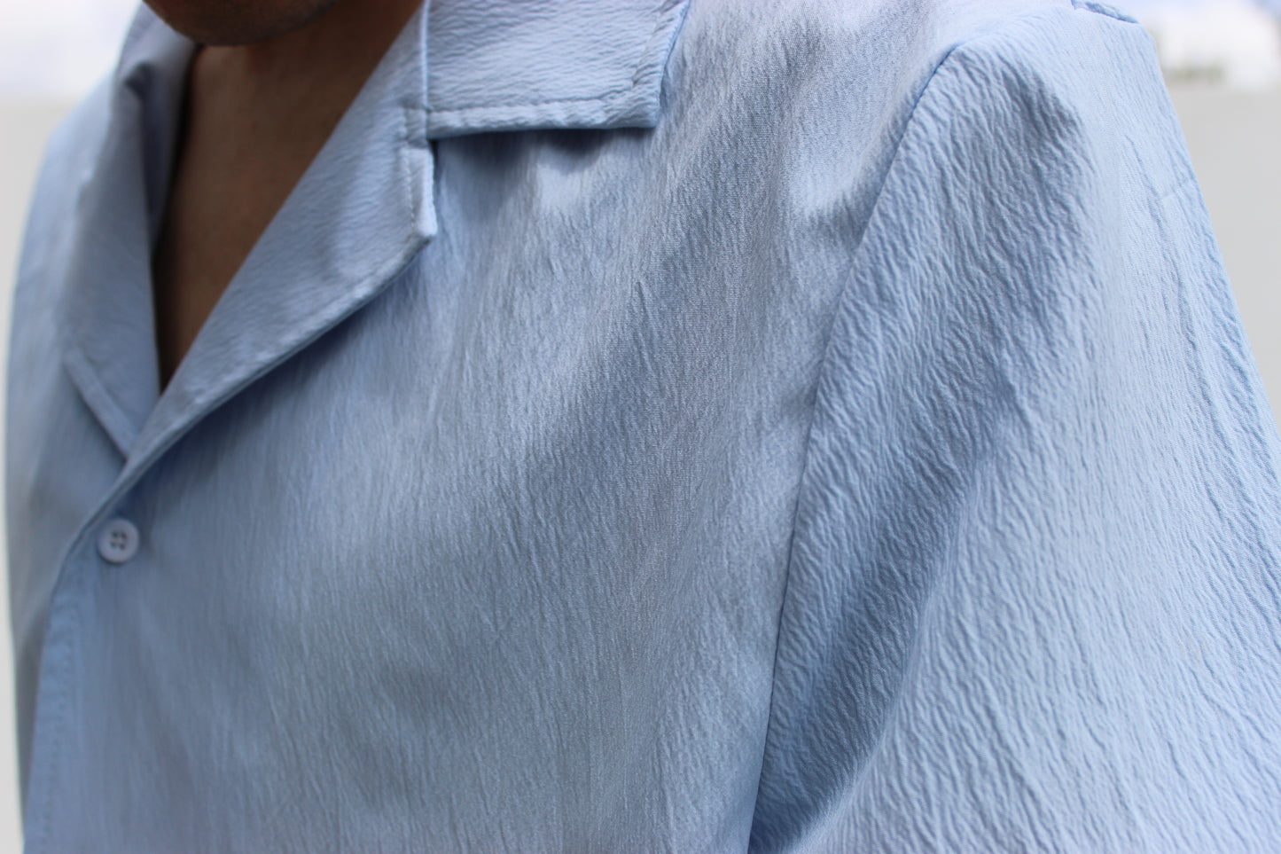 Poolside Breeze Shirt - Baby Blue