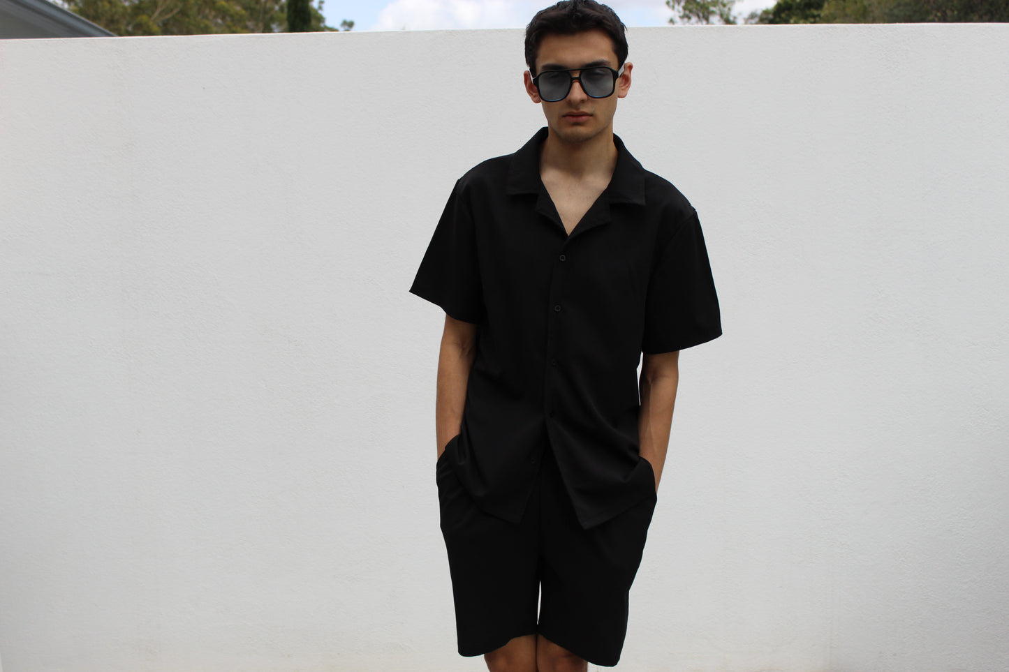 Poolside Breeze Shirt - Black