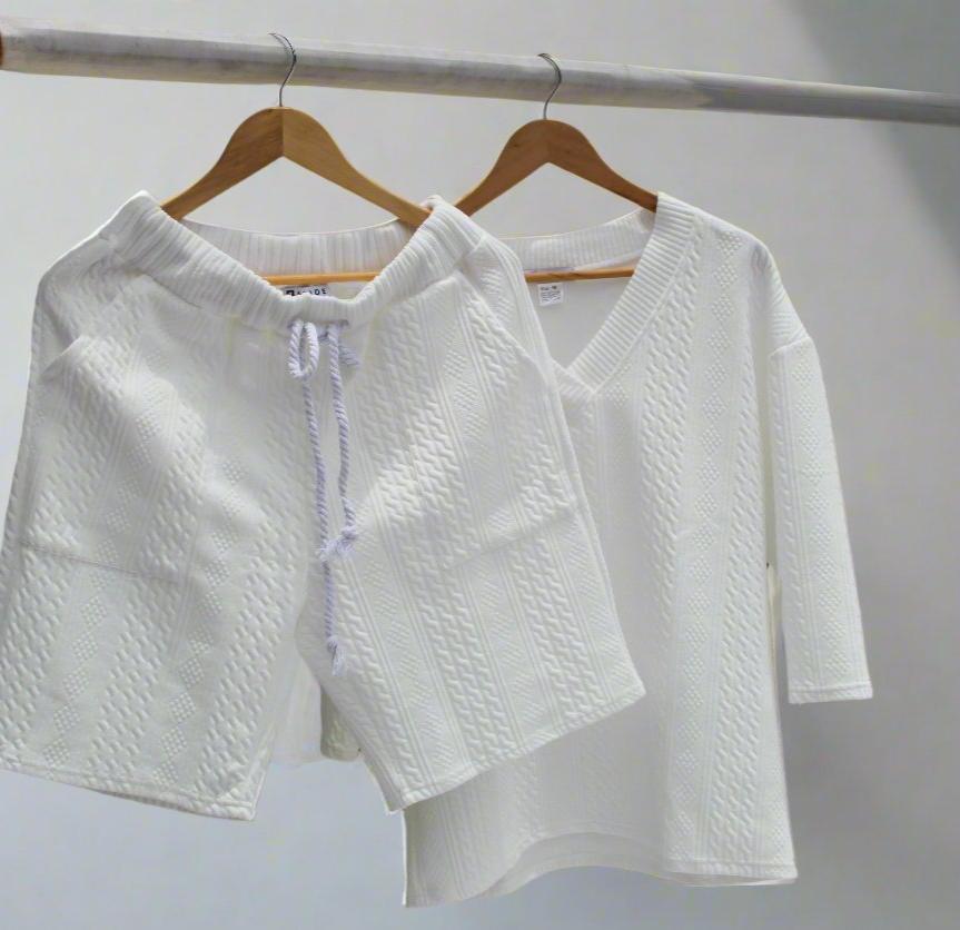 Poolside Cabana Shorts - White - 7ASIDE