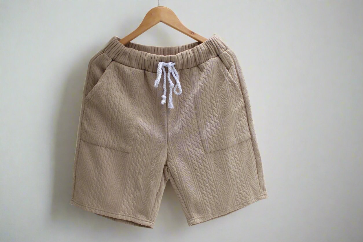 Poolside Cabana Shorts - Latte