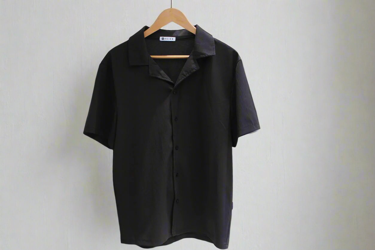 Poolside Breeze Shirt - Black