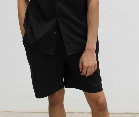 Poolside Breeze Shorts - Black