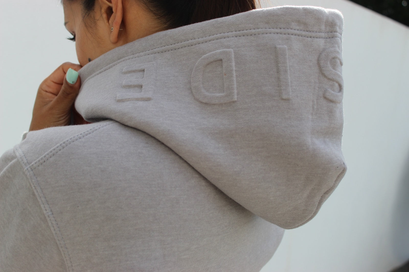 Womens OG Hoodie - Light Grey - 7ASIDE