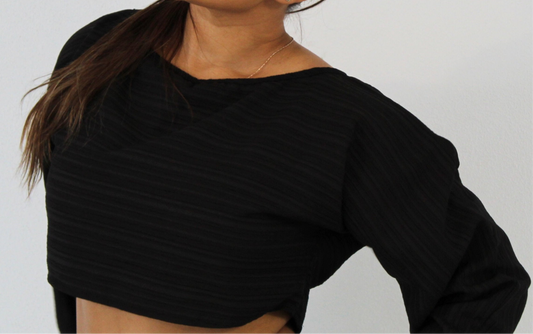 Beach House Bohemian Top - Black