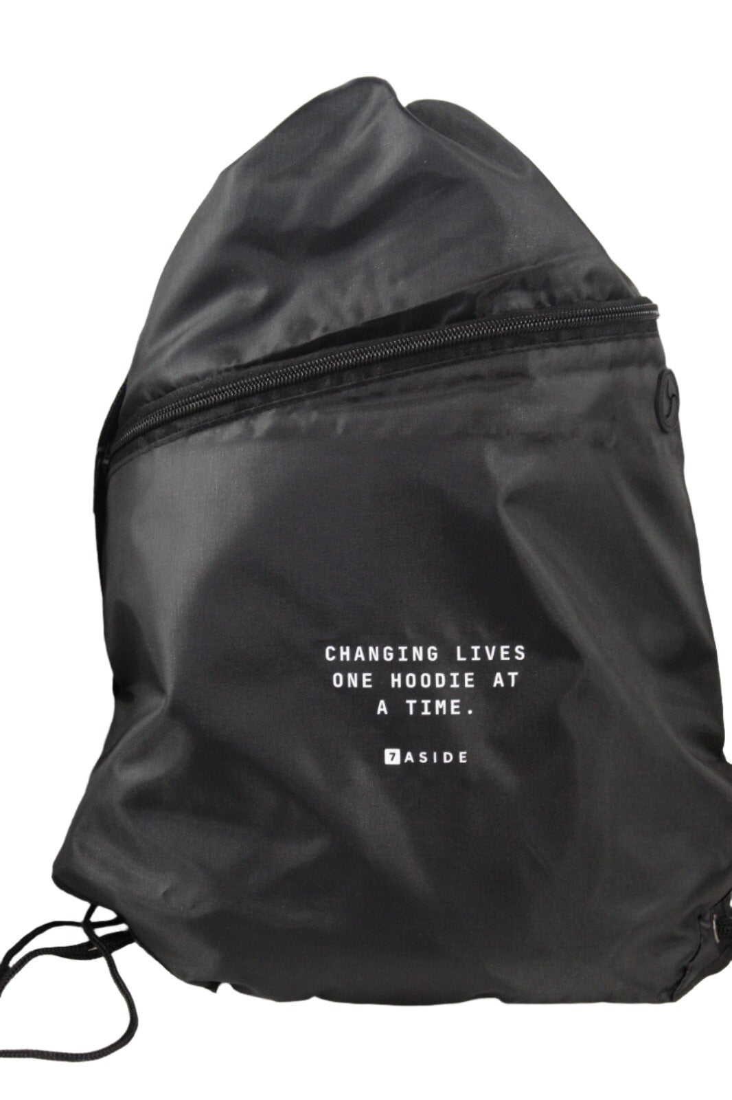 Drawstring Bag - Black - 7ASIDE