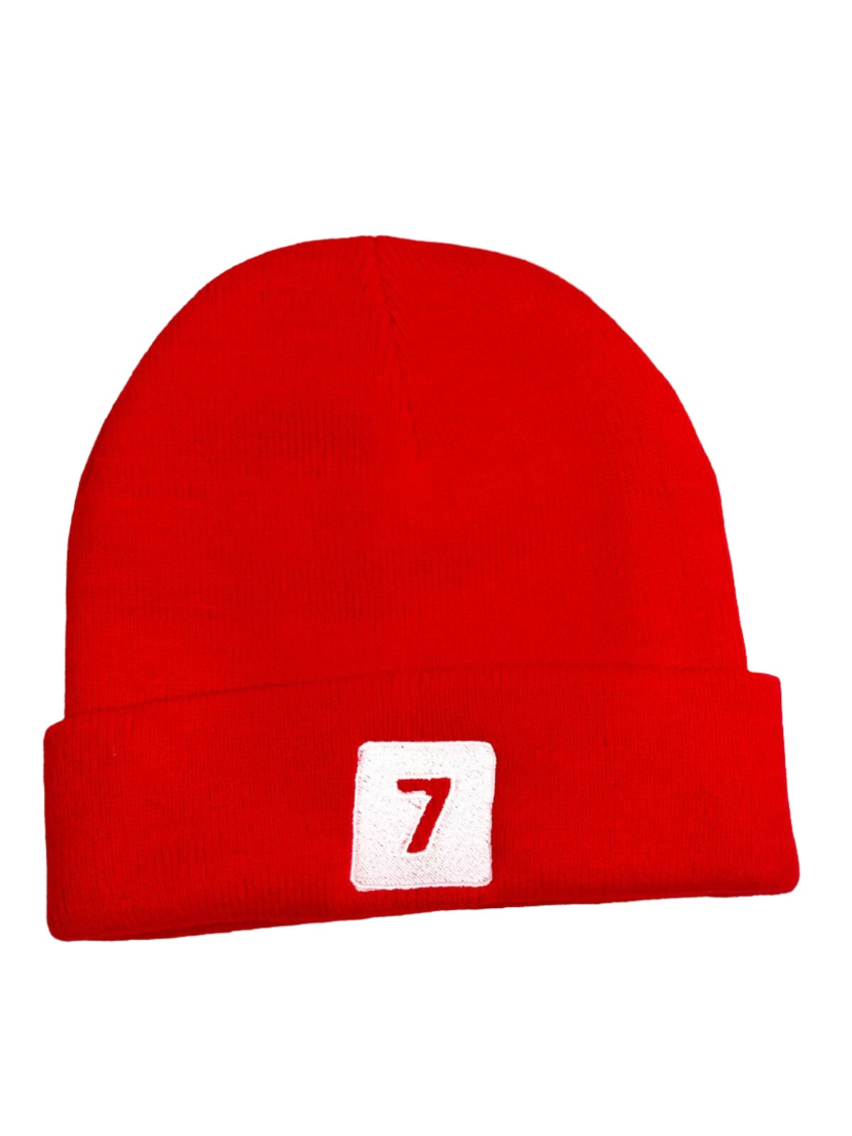 Everyday Essential Beanie - Red - 7ASIDE