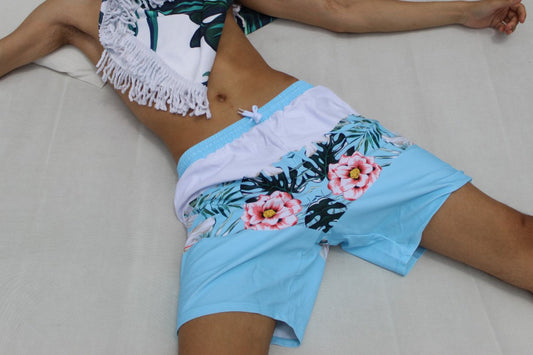 Poolside Coastal Breeze - Board Shorts