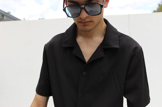 Poolside Breeze Shirt - Black