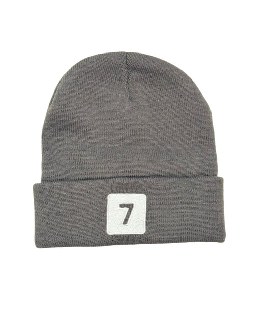 Everyday Essential Beanie - Grey - 7ASIDE