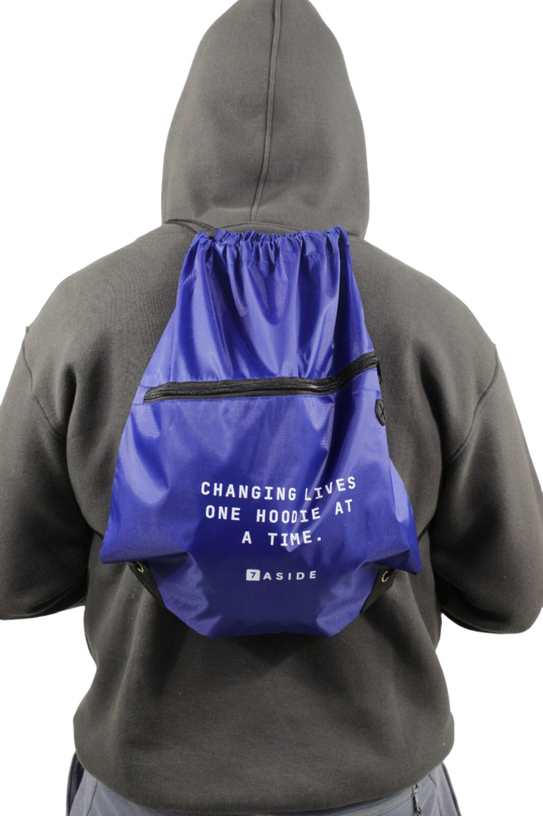 Drawstring Bag - Blue - 7ASIDE