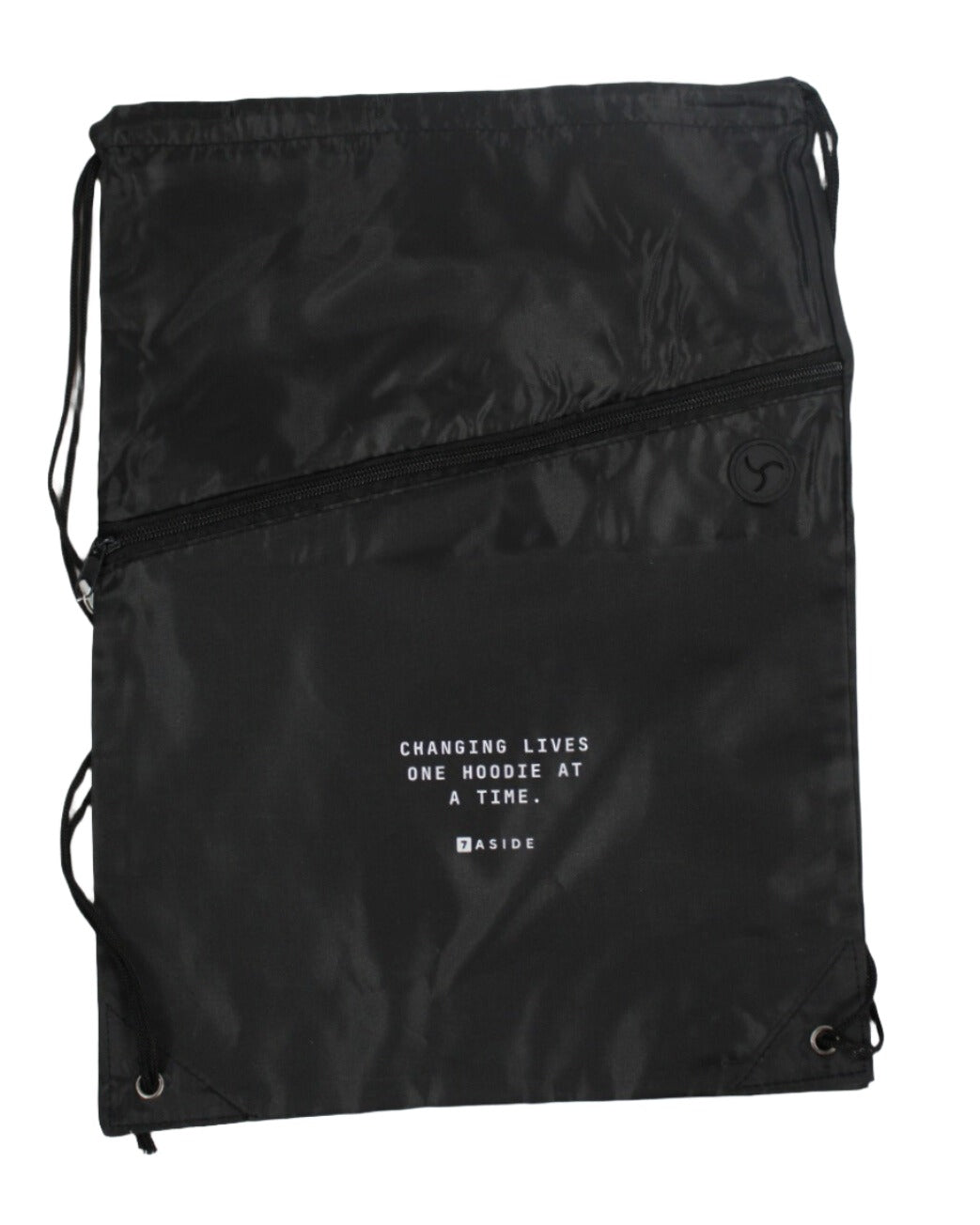 Drawstring Bag - Black - 7ASIDE