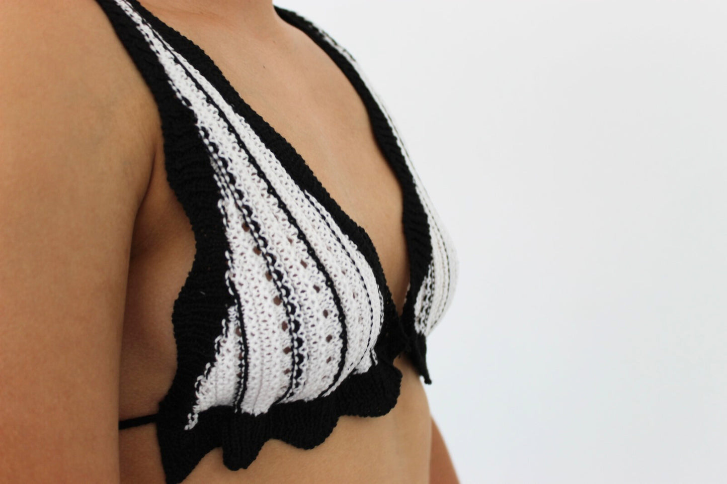 Stella Crochet Set - Black & White