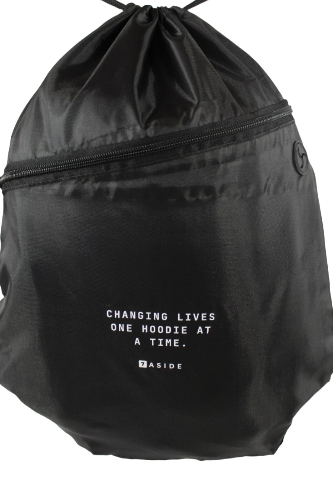 Drawstring Bag - Black - 7ASIDE