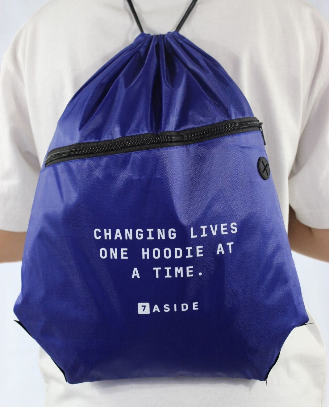 Drawstring Bag - Blue - 7ASIDE